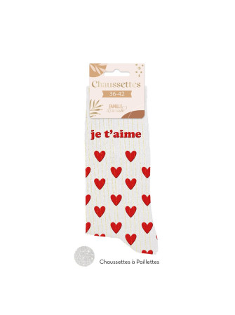 Chaussettes message