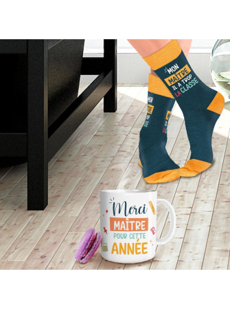 Chaussettes/Mug message