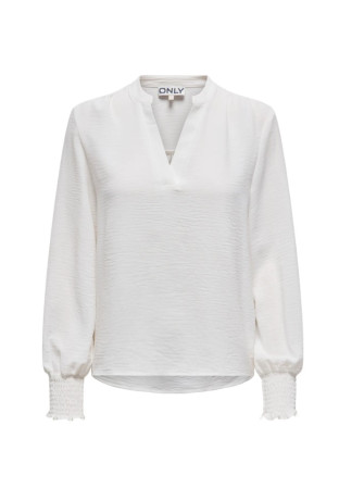 Blouse Manches Longues à Col V