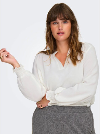 Blouse Manches Longues à Col V