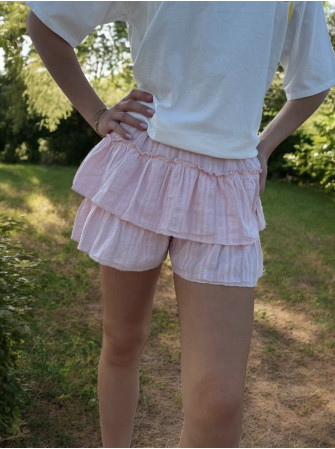 Jupe Short à Volants