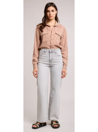 Jean Droit Taille Haute