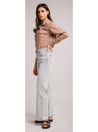Jean Droit Taille Haute