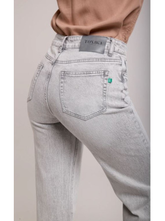 Jean Droit Taille Haute