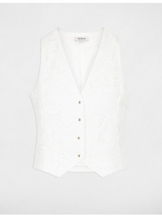 Gilet Brodé sans Manches