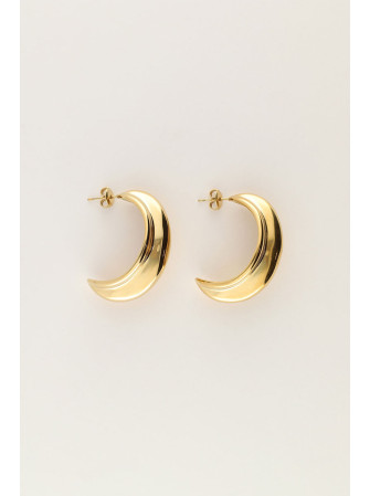 Boucles d'oreilles Bold triple ovale