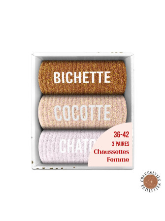Trio Chaussettes message