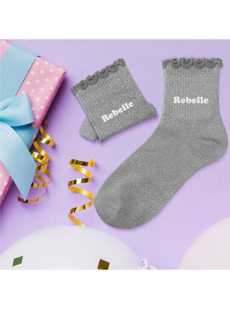 Chaussettes enfant message