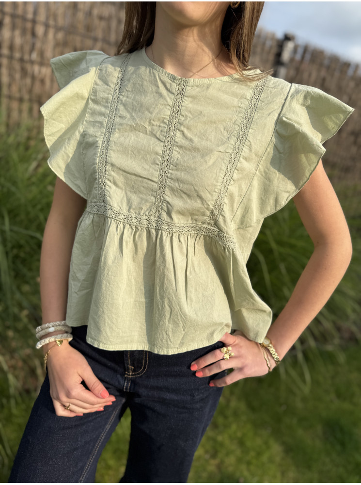 Blouse à Manches "Volants"