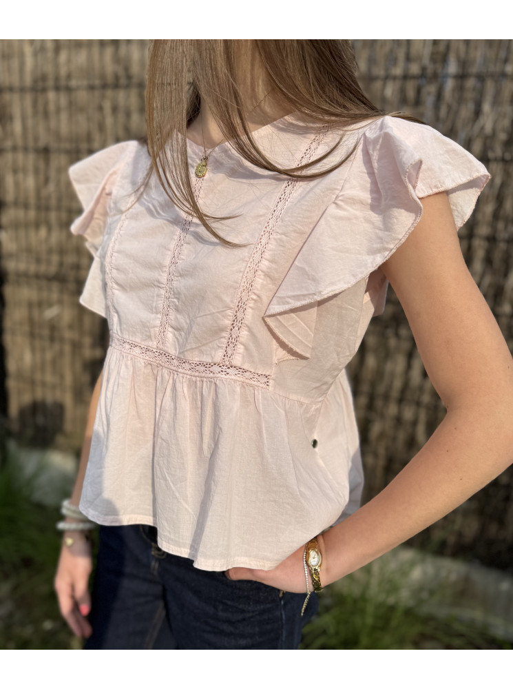 Blouse à Manches "Volants"