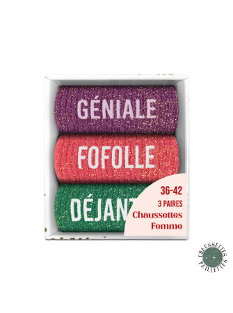 Trio Chaussettes message