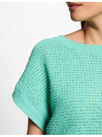 Pull en Maille à Manches Courtes