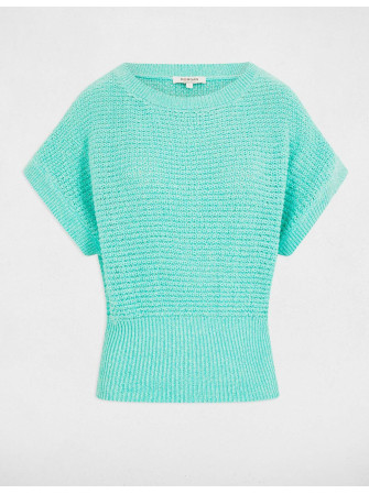 Pull en Maille à Manches Courtes