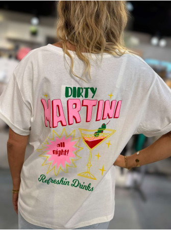 T-Shirt Col V "Martini"
