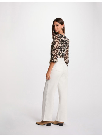 Blouse Imprimée Manches Longues