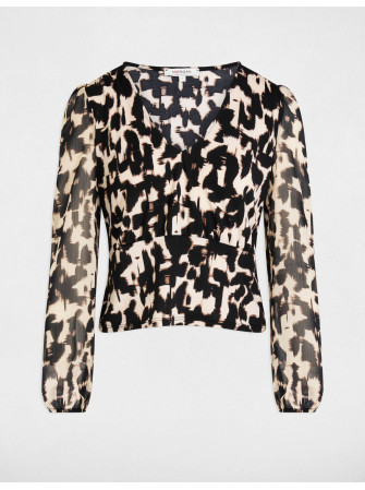 Blouse Imprimée Manches Longues