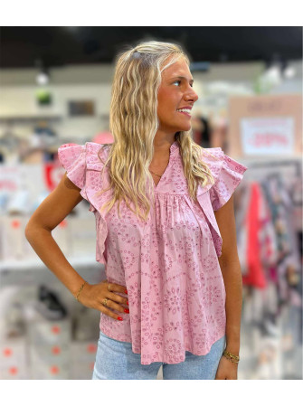 Blouse à Manches "Volants"