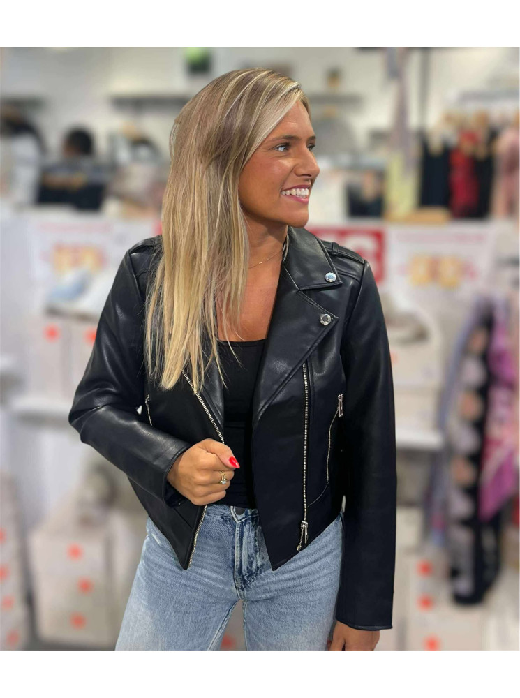 Veste en Simili Cuir