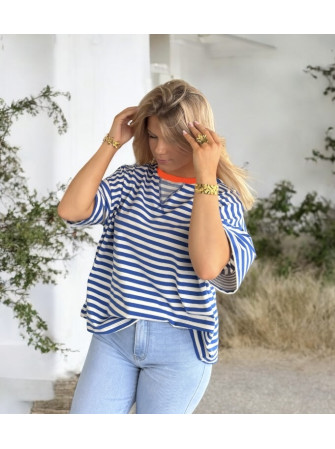 T-Shirt Rayé Oversize