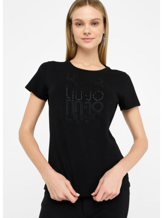 T-Shirt à Manches Courtes Col Rond