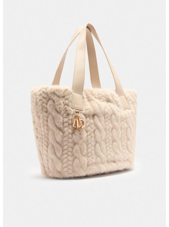 Sac "Cabas" en Imitation Fourrure