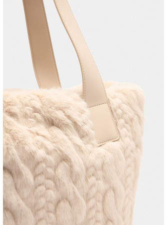 Sac "Cabas" en Imitation Fourrure