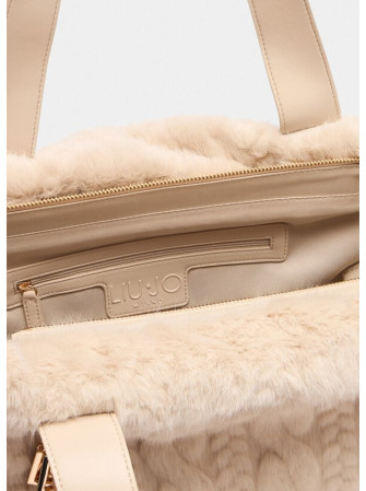 Sac "Cabas" en Imitation Fourrure