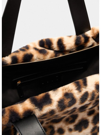 Sac "Cabas" en Imitation Fourrure