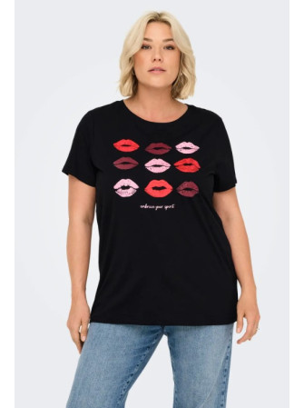 T-Shirt Imprimé à Manches...