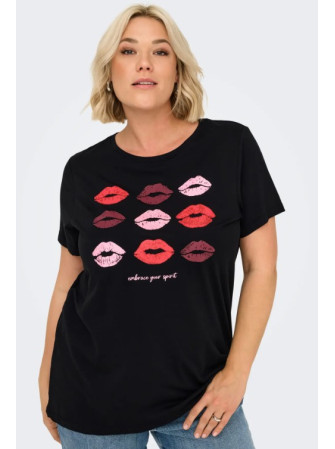 T-Shirt Imprimé à Manches Courtes
