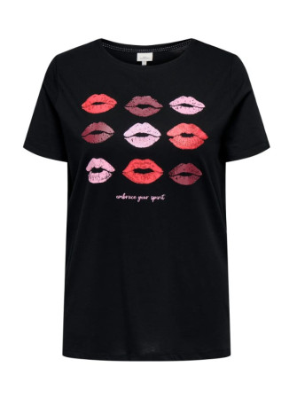 T-Shirt Imprimé à Manches Courtes