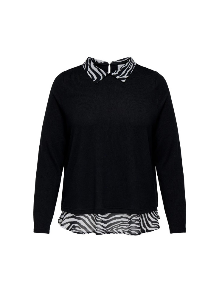 Pull Col Chemise