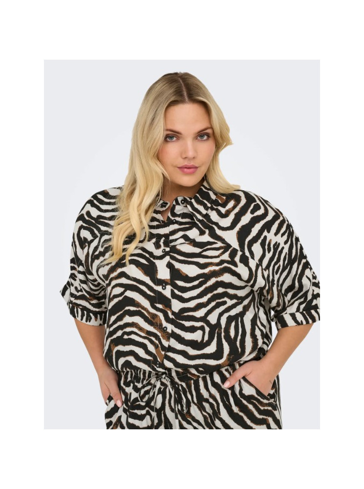 Chemise Zèbre à Manches Courtes