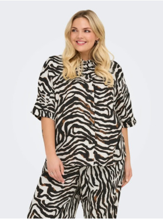 Chemise Zèbre à Manches Courtes