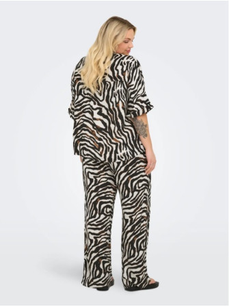 Chemise Zèbre à Manches Courtes