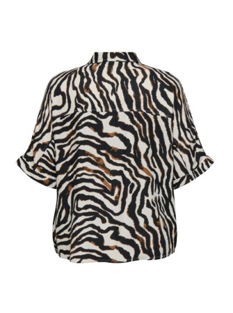 Chemise Zèbre à Manches Courtes