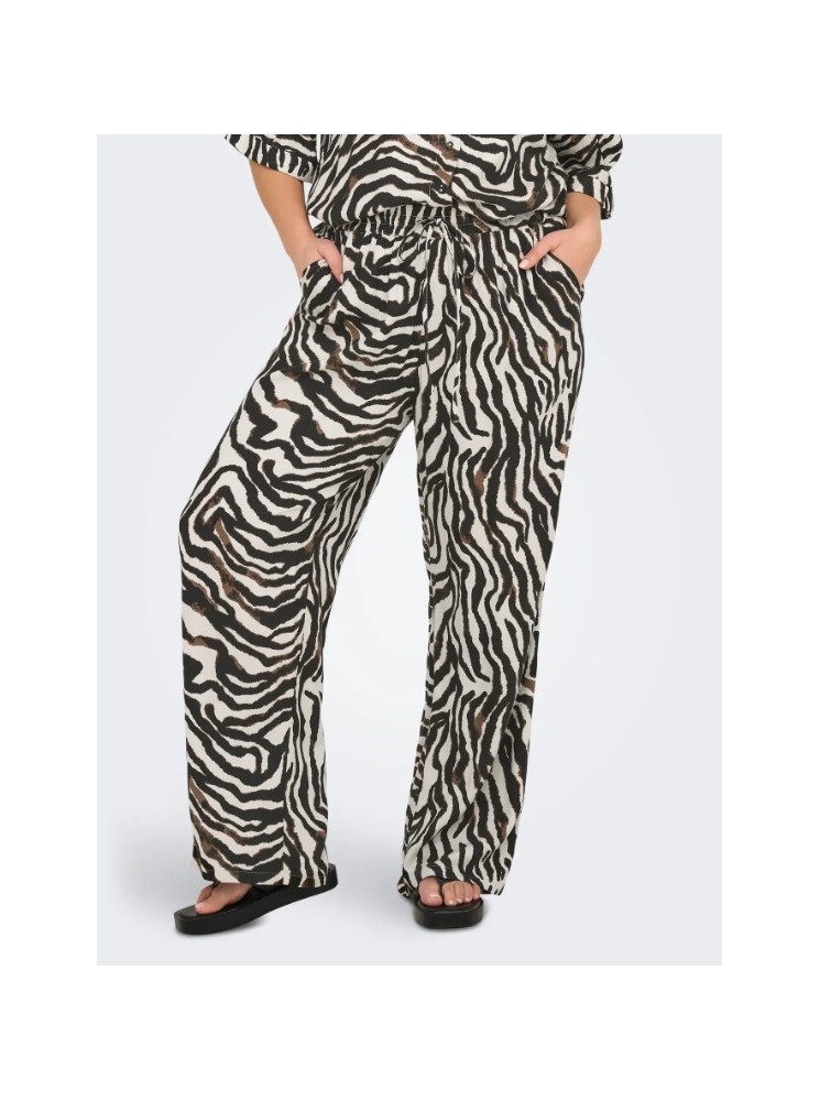 Pantalon Fluide Zèbre