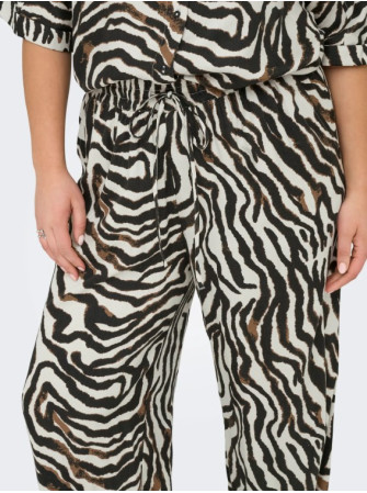 Pantalon Fluide Zèbre