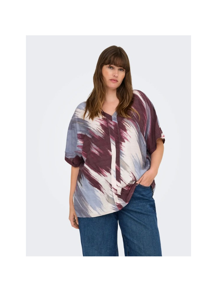 Blouse Imprimée Manches Courtes