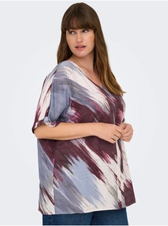 Blouse Imprimée Manches Courtes