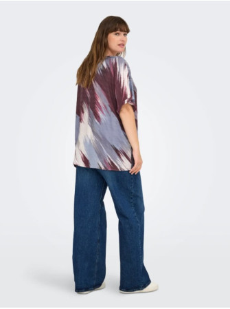 Blouse Imprimée Manches Courtes