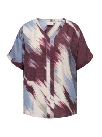 Blouse Imprimée Manches Courtes