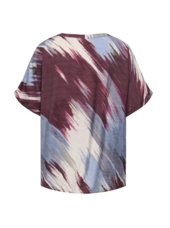Blouse Imprimée Manches Courtes