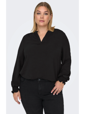 Blouse Manches Longues à Col V