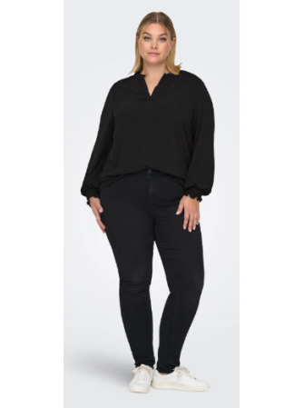 Blouse Manches Longues à Col V