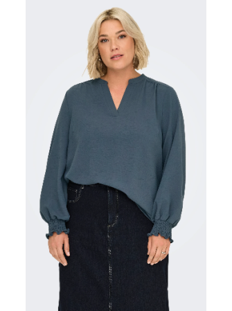 Blouse Manches Longues à Col V