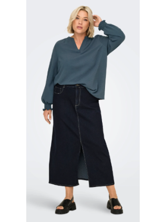 Blouse Manches Longues à Col V