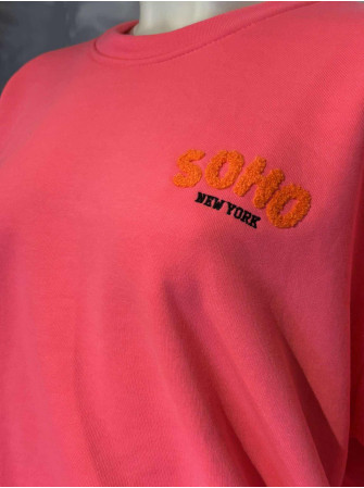 Sweat "Soho NY" à Manches Courtes
