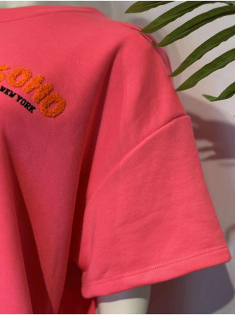 Sweat "Soho NY" à Manches Courtes