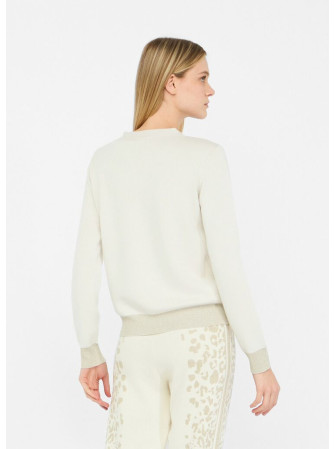 Pull Col Léopard